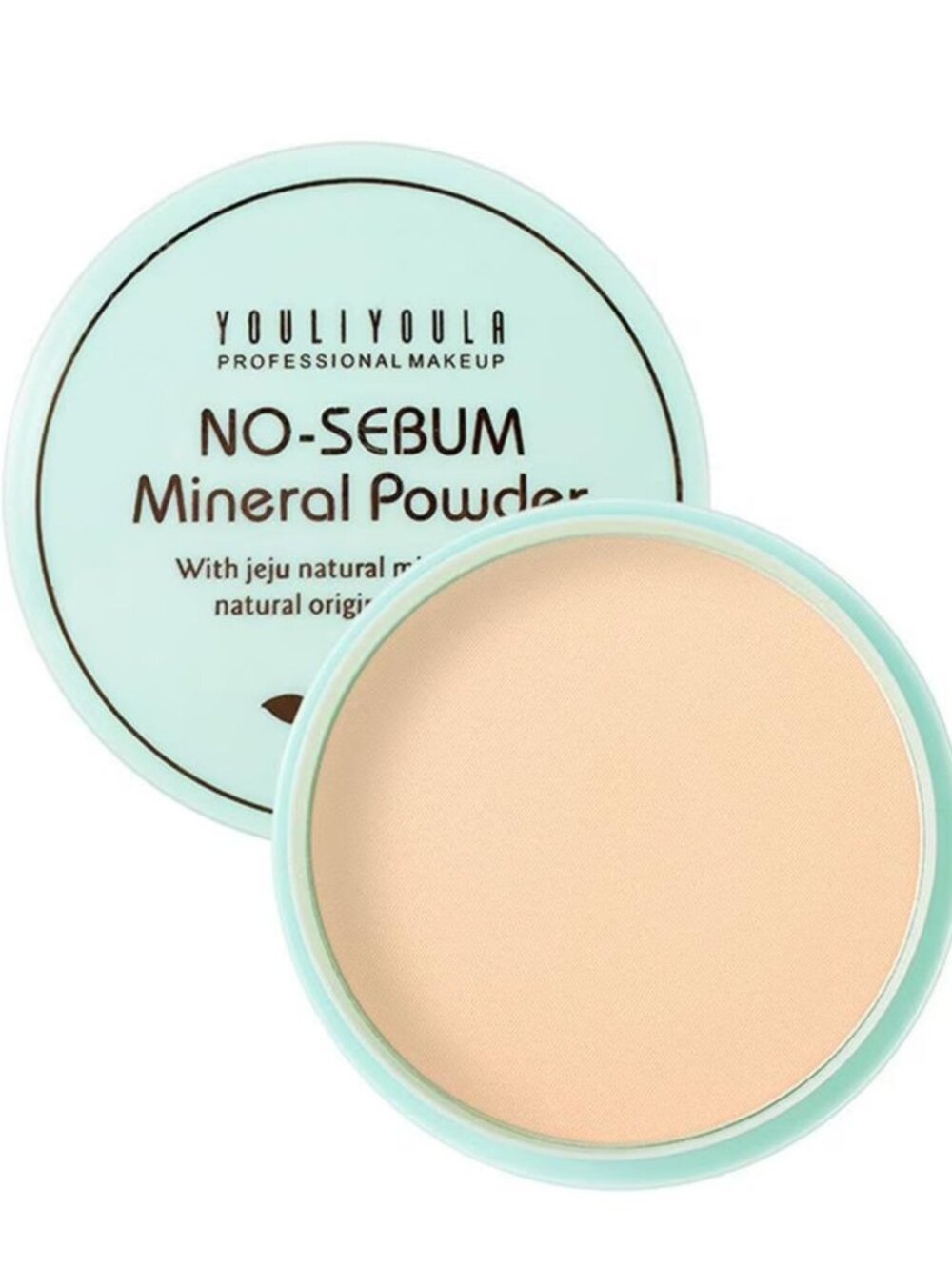 New in Box No Sebum Matte Mineral Powder 02 Natural Color Face Setting Makeup